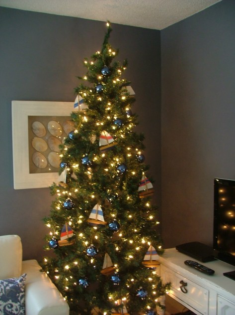 Christmas tree at the cottage